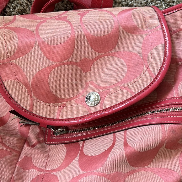 Pink Coach Backpack - Picture 4 of 5